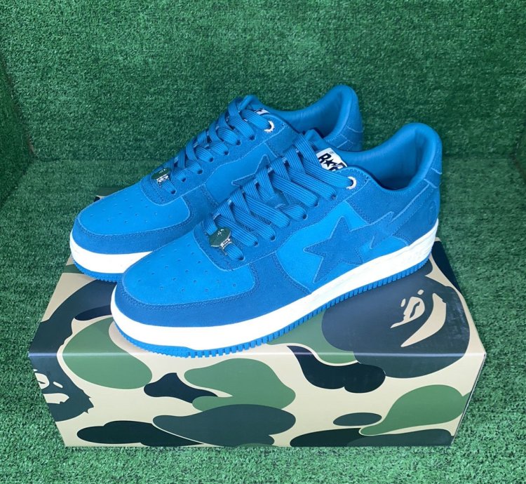 BAPE STA 3 SUEDE GREEN SIZE 12