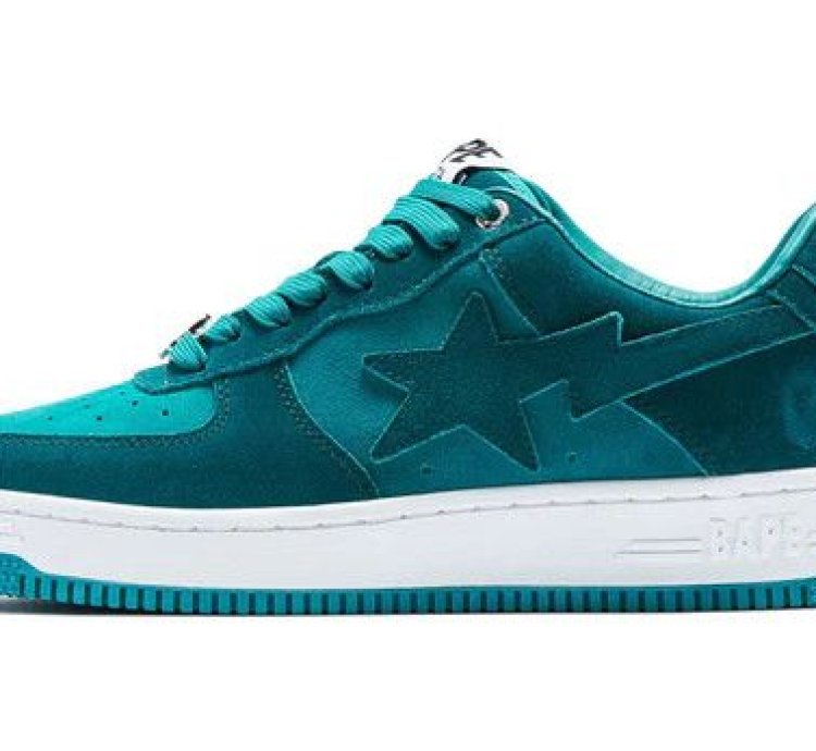 BAPE STA 3 SUEDE GREEN SIZE 12
