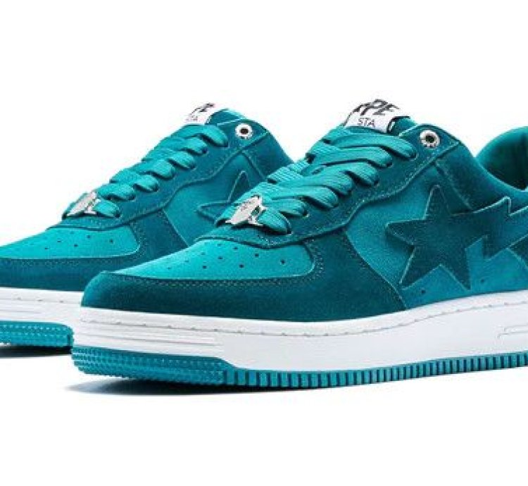 BAPE STA 3 SUEDE GREEN SIZE 12