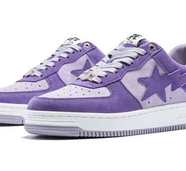 BAPE STA 3 SUEDE PURPLE SIZE 7