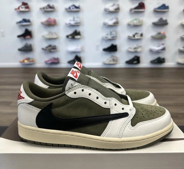 Air Jordan 1 Retro Low Og Sp Travis Scott Medium Olive