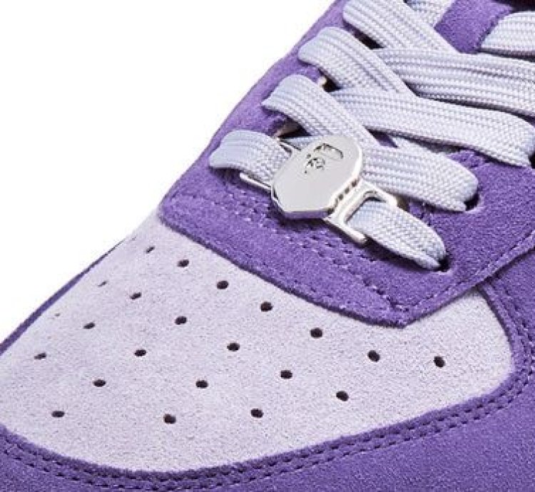 BAPE STA 3 SUEDE PURPLE SIZE 9 5