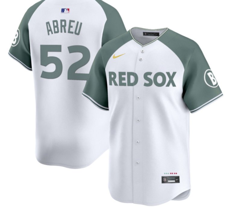 Wilyer Abreu Jersey #52 Boston Red Sox 2025 City Connect Vapor Premier Limited Stitched Alternate