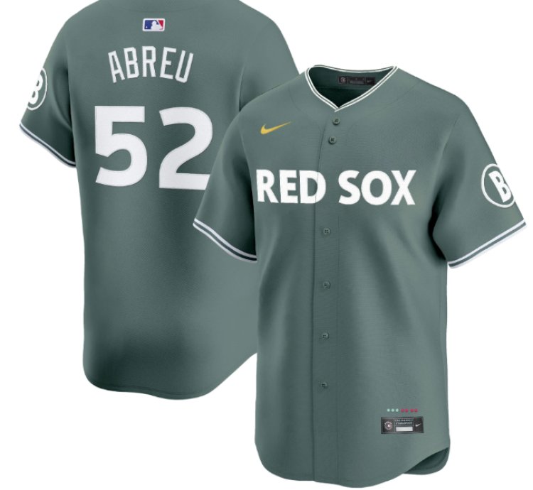 Wilyer Abreu Jersey #52 Boston Red Sox 2025 City Connect Vapor Premier Limited Stitched Green