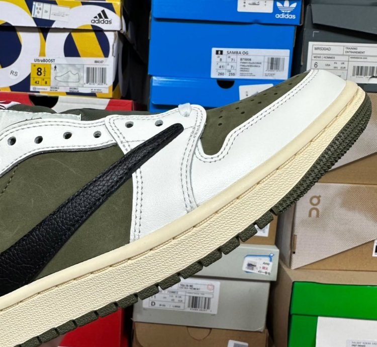 Air Jordan 1 Retro Low Og Sp Travis Scott Medium Olive