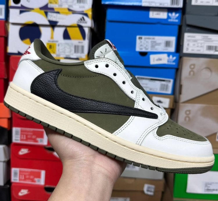 Air Jordan 1 Retro Low Og Sp Travis Scott Medium Olive