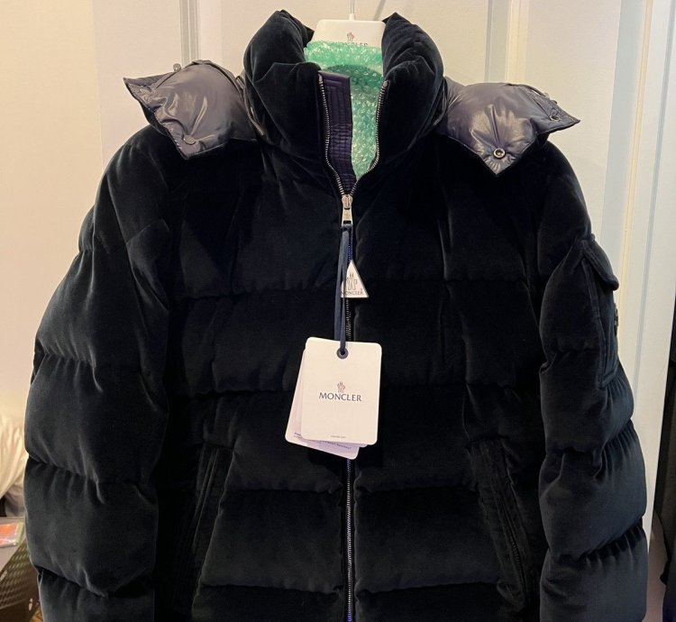 Moncler Navy Armorique Down Jacket
