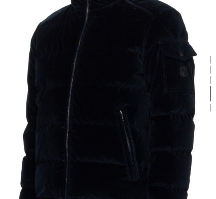 Moncler Navy Armorique Down Jacket