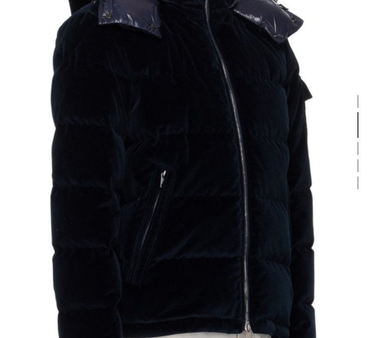 Moncler Navy Armorique Down Jacket