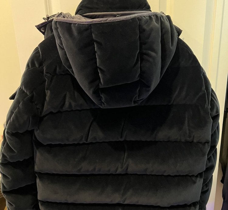 Moncler Navy Armorique Down Jacket