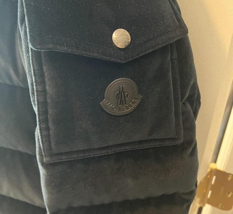 Moncler Navy Armorique Down Jacket