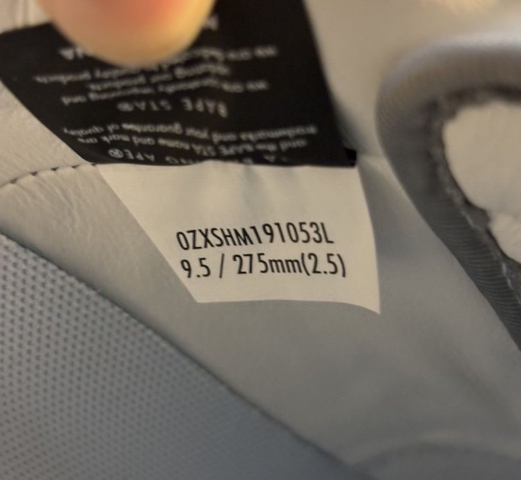 Bape Sta 4 Silver Grey