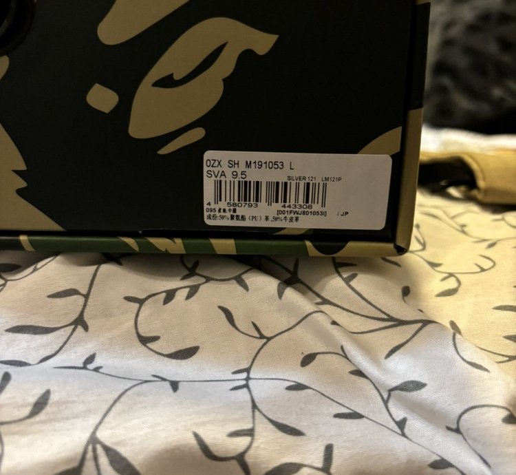Bape Sta 4 Silver Grey