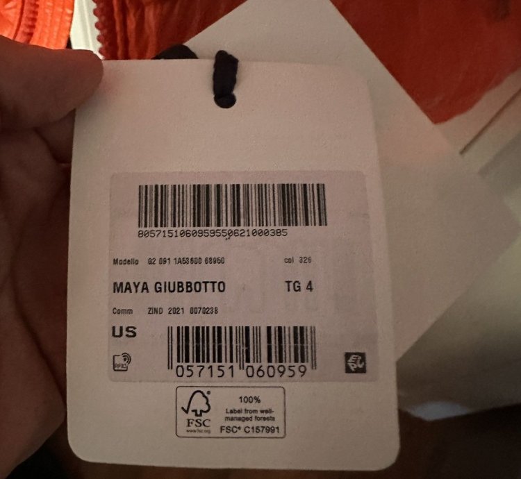 Moncler Orange Maya Winter Jacket Size Xlarge 4