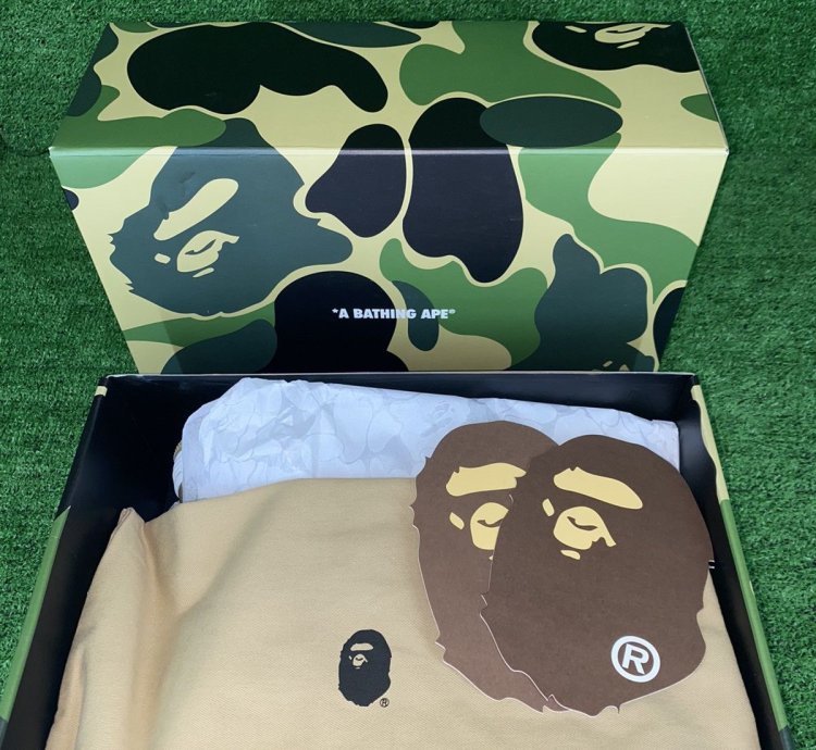 Bape Sta 6 Patent Beige Size 11