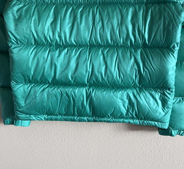 Moncler Peuplier Puffer Jacket In Teal Green