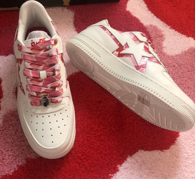 Bape Sta Abc Camo Pink