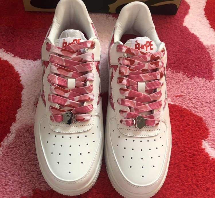 Bape Sta Abc Camo Pink