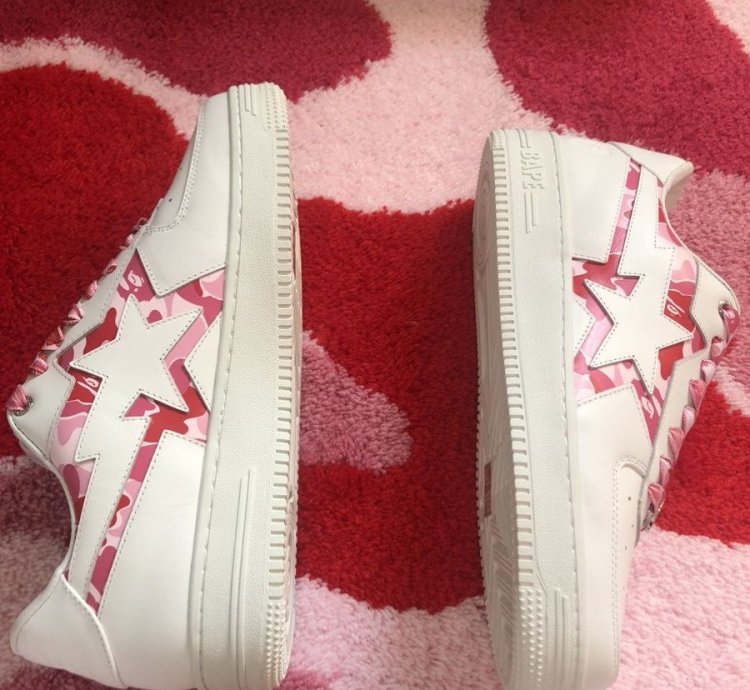 Bape Sta Abc Camo Pink