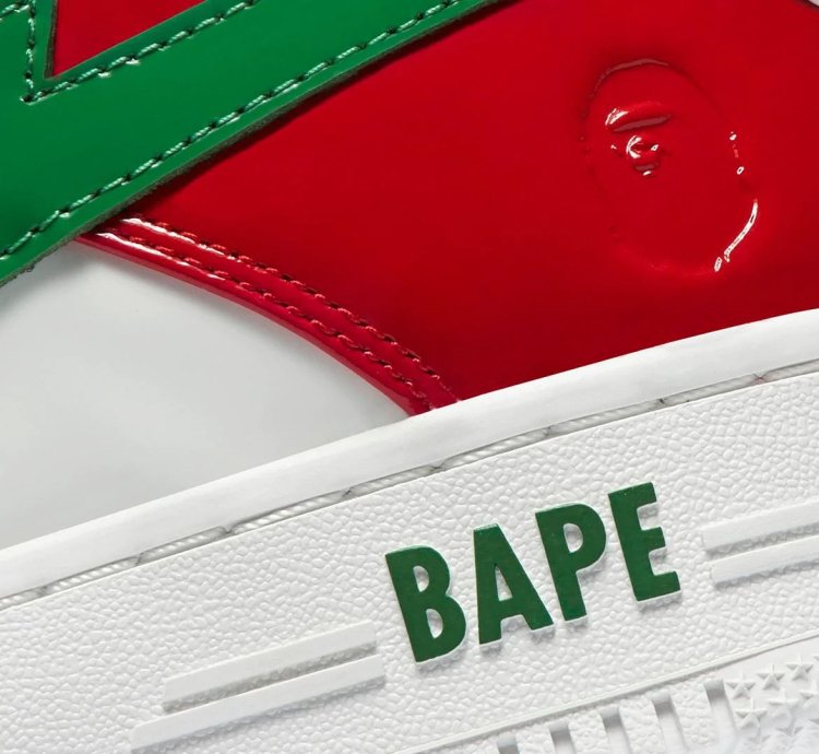 Bape Sta Bapesta Italia Mexico Red Green White Ds Japan 11