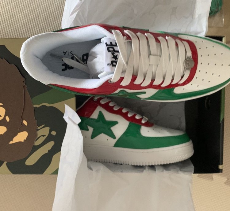 Bape Sta Bapesta Italia Mexico Red Green White Ds Japan 11
