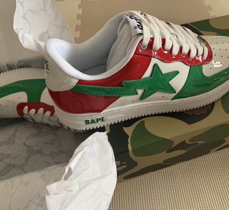 Bape Sta Bapesta Italia Mexico Red Green White Ds Japan 11