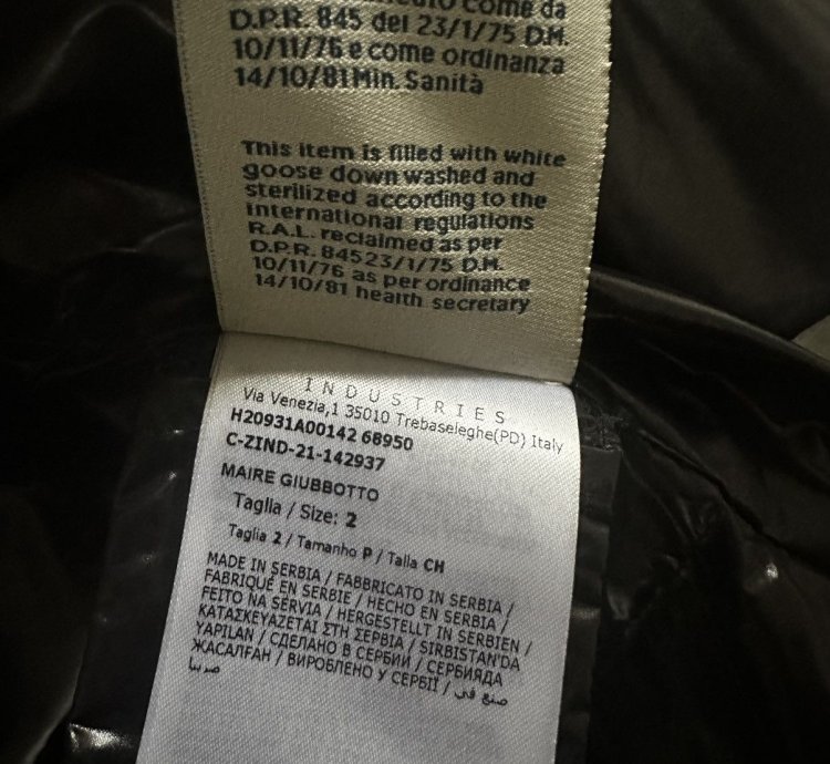 Moncler Puffer Jacket shiny Maire Giubbotto