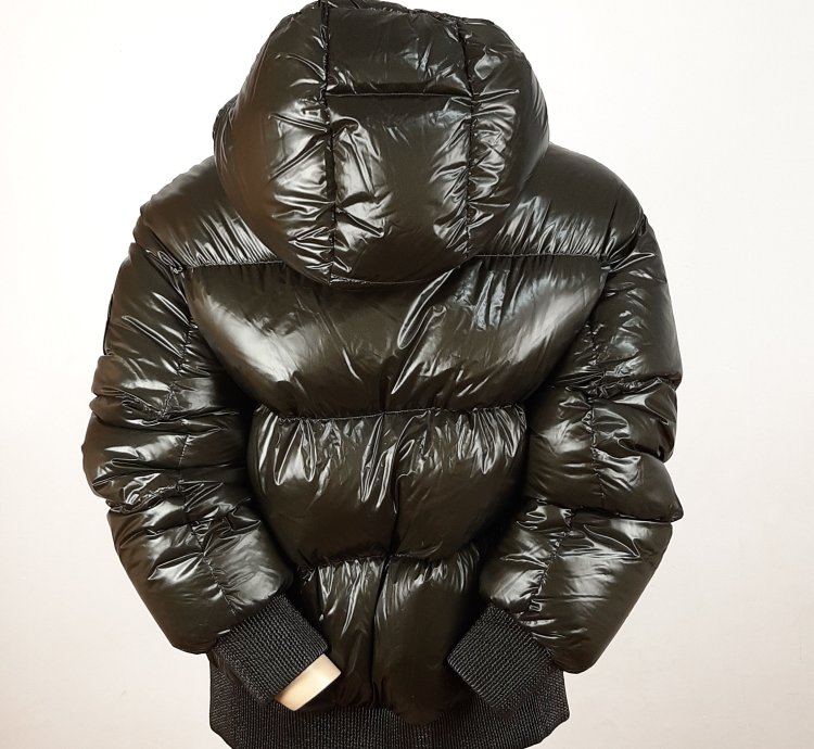 Moncler Runio Down Jacket Green Size 3 Oversized Women