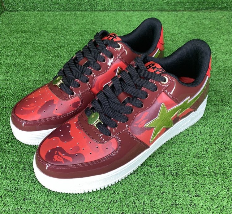 Bape Sta Chinese New Year Red Gold Size 12