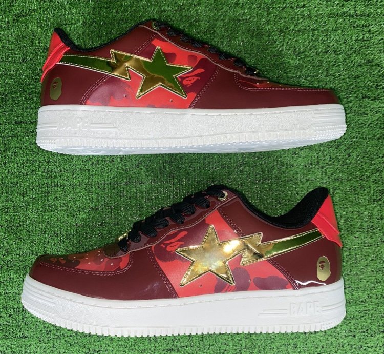 Bape Sta Chinese New Year Red Gold Size 12