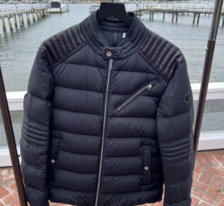 Moncler Samalens Down Biker Jacket