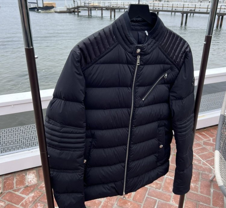 Moncler Samalens Down Biker Jacket