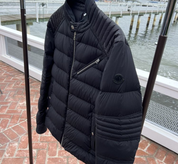 Moncler Samalens Down Biker Jacket