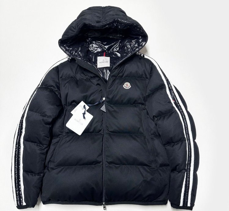 Moncler Sanbesan Mens Puffer Jacket Black Size 5 2xl 3xl
