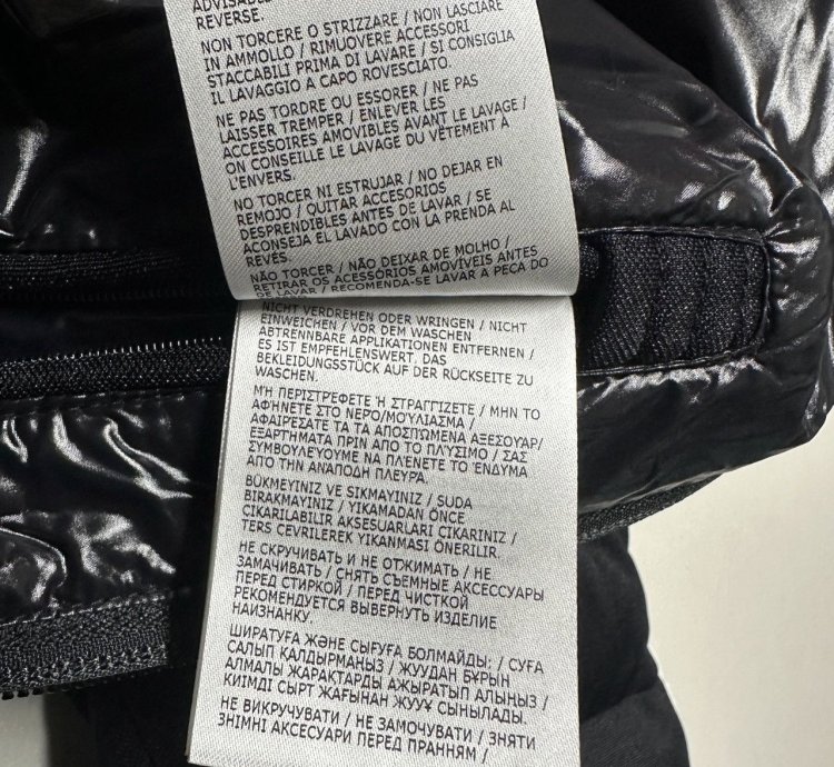 Moncler Sanbesan Mens Puffer Jacket Black Size 5 2xl 3xl
