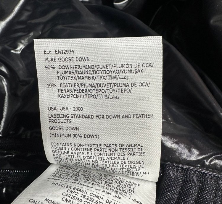 Moncler Sanbesan Mens Puffer Jacket Black Size 5 2xl 3xl