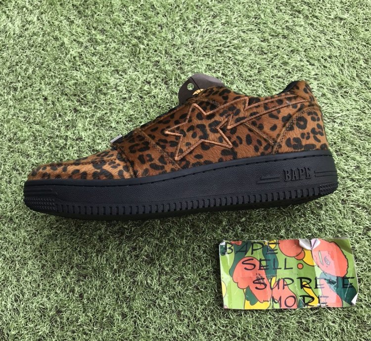 Bape Sta Leopard Fur