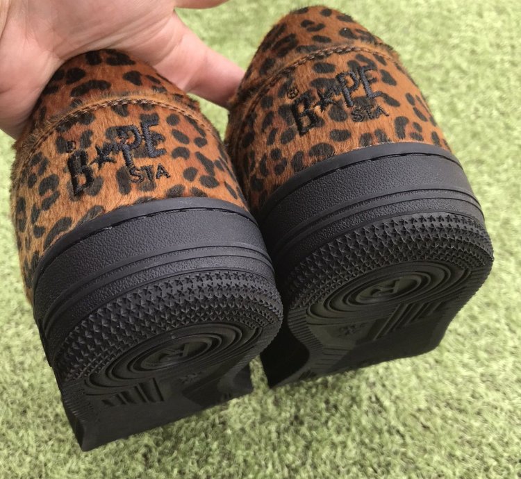 Bape Sta Leopard Fur