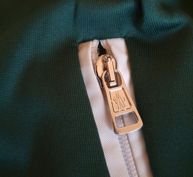 Moncler Track Jacket Rubbersided-logo-patch Zip Through
