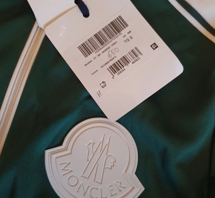 Moncler Track Jacket Rubbersided-logo-patch Zip Through