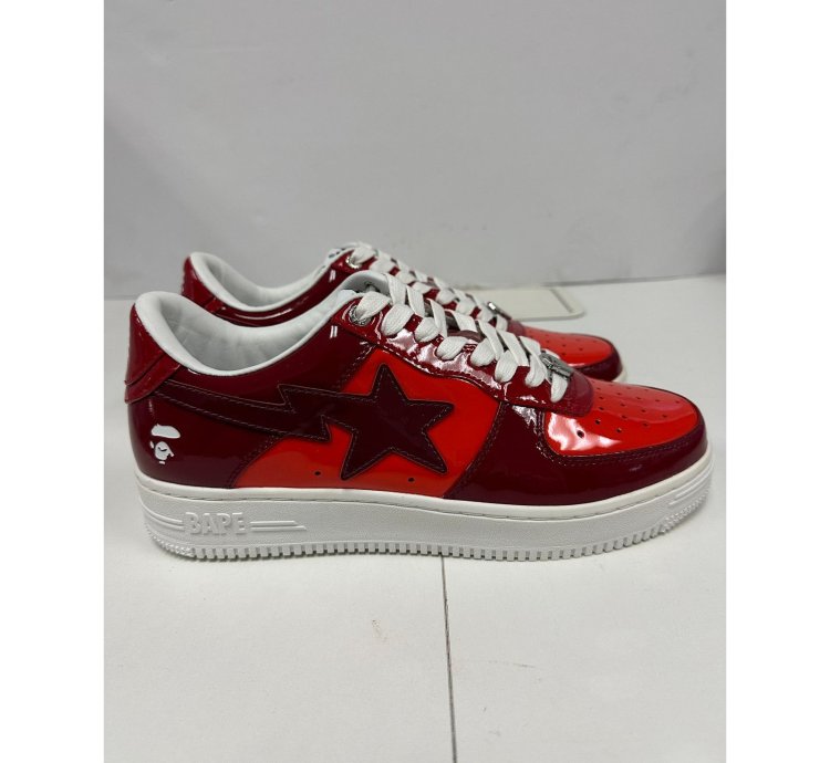 Bape Sta Low Camo Combo Red Size 9
