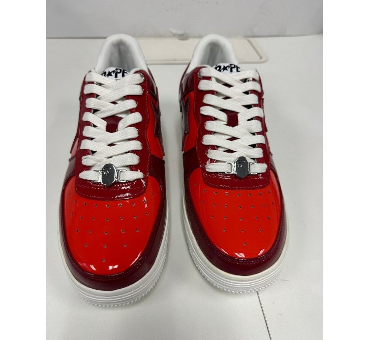 Bape Sta Low Camo Combo Red Size 9