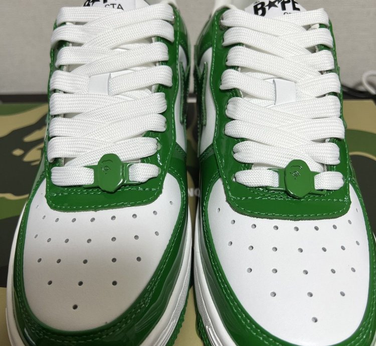 Bape Sta Low Green 2022 Sz8 5