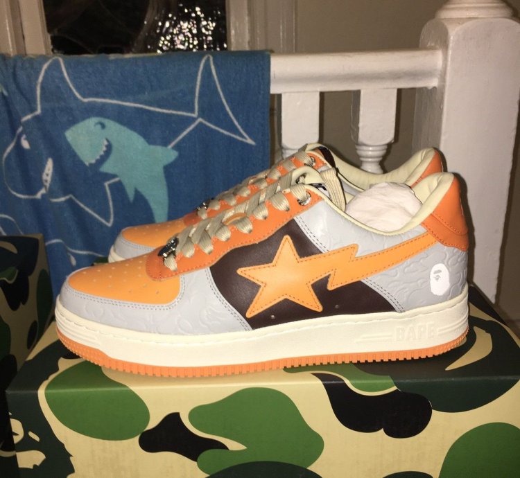 Bape Sta Low Orange