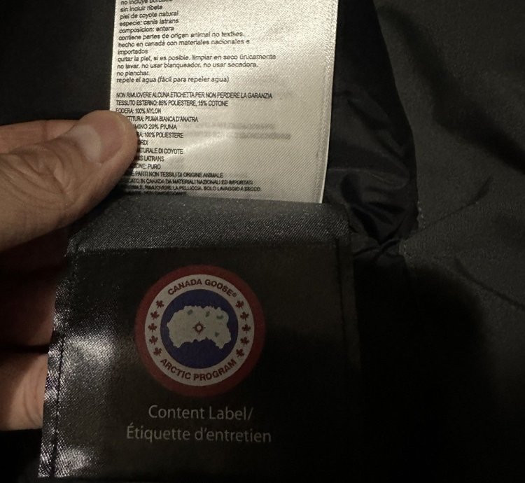New Canada Goose Graphite Langford Parka