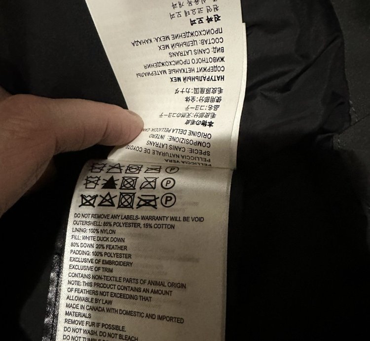 New Canada Goose Graphite Langford Parka