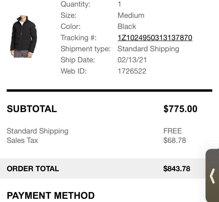 New Canada Goose Woolford Down Jacket