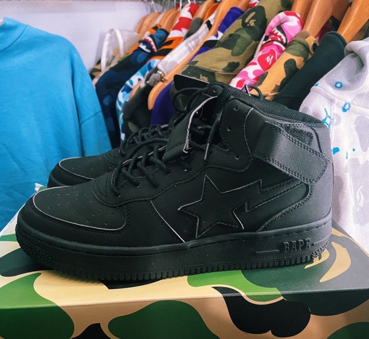 Bape Sta Mid Black