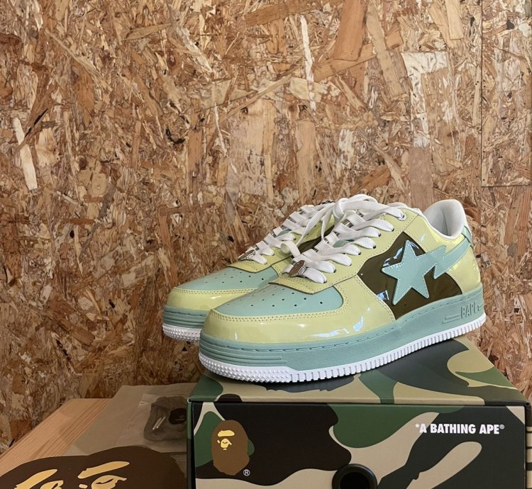 Bape Sta Nostalgic Yellow Green