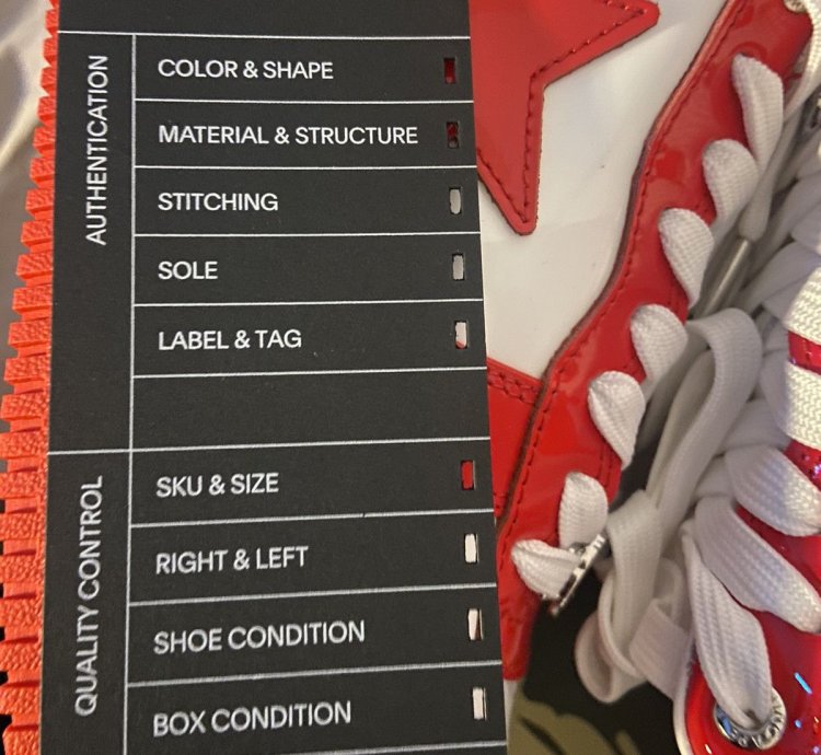 Bape Sta Patent Leather White Red 2023